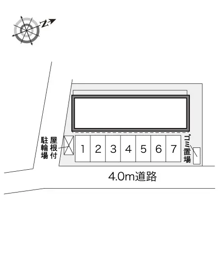 ★手数料０円★四街道市物井　月極駐車場（LP）